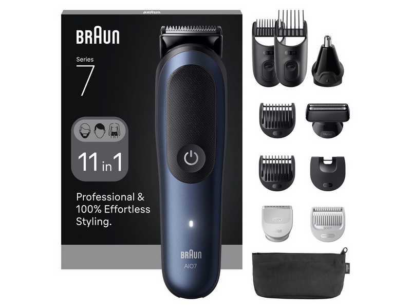 Braun Body trimmer Styler AIO 7540 - Black / Deep Blue