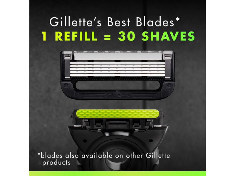 Gillette Labs Razor 5 blades + Hanger Gold
