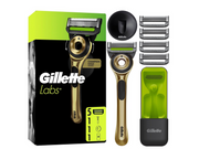 Gillette Labs Razor 5 blades + Hanger Gold