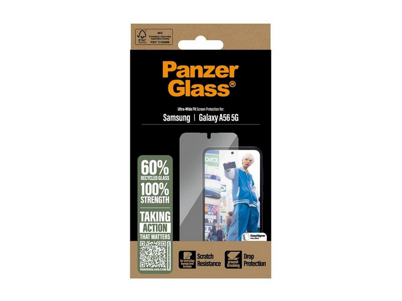 PanzerGlass Screen Protector Samsung Galaxy A56 5G | Ultra-Wide Fit