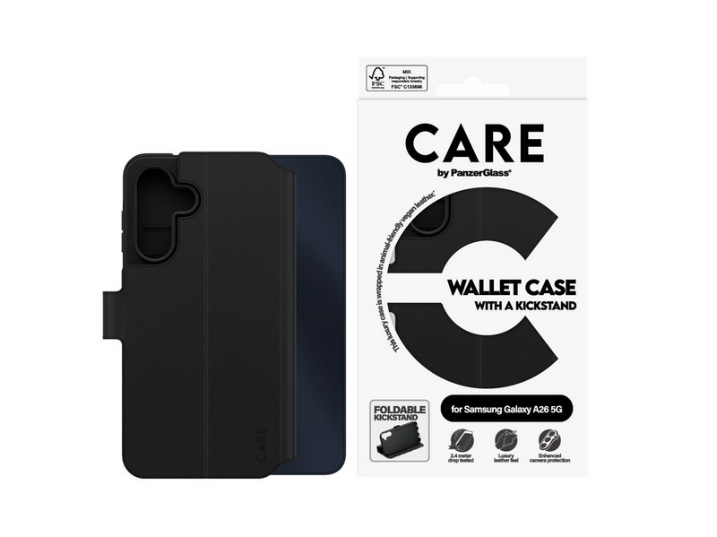 CARE by PanzerGlass Feature Wallet Case w. Kickstand Samsung Galaxy A26 5G