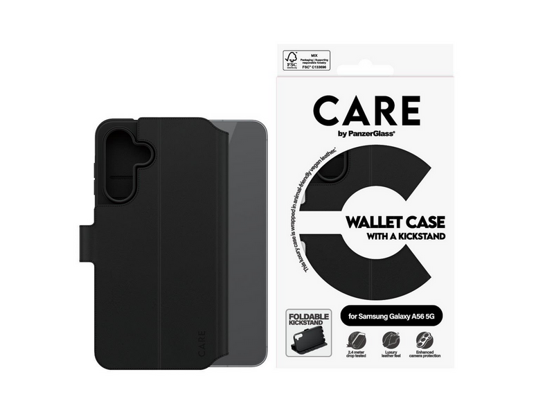 CARE by PanzerGlass Feature Wallet Case w. Kickstand Samsung Galaxy A56 5G