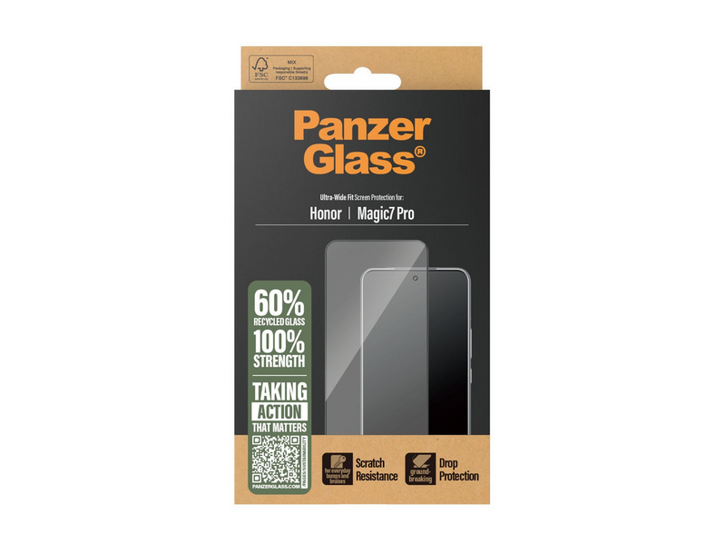 PanzerGlass Screen Protector Honor Magic7 Pro | Ultra-Wide Fit