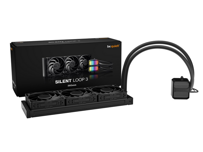 be quiet! SILENT LOOP 3 360MM - CPU-Wasserkühlung - Max 38 dBA