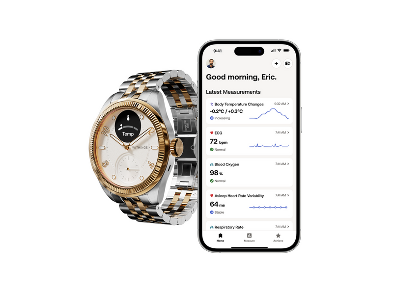 Withings ScanWatch Nova Brilliant Edition 39mm - Rose Gold