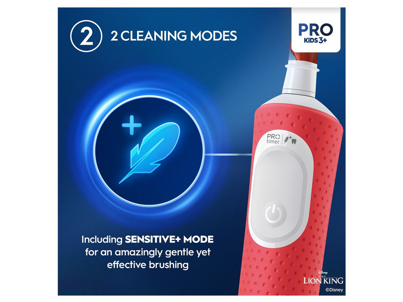 Oral-B Elektrische Zahnbürste Vitality Pro Kids Lion King Travel Case