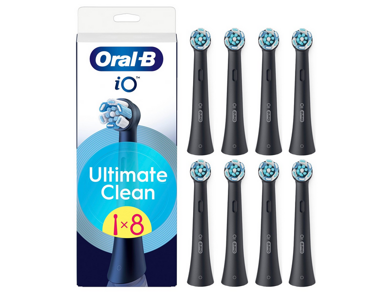 Oral-B Bürstenköpfe iO Ultimate Clean Black - 8 pcs