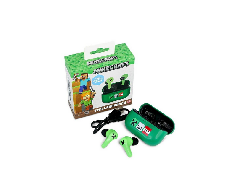 Minecraft In-Ear TWS Headphones Green