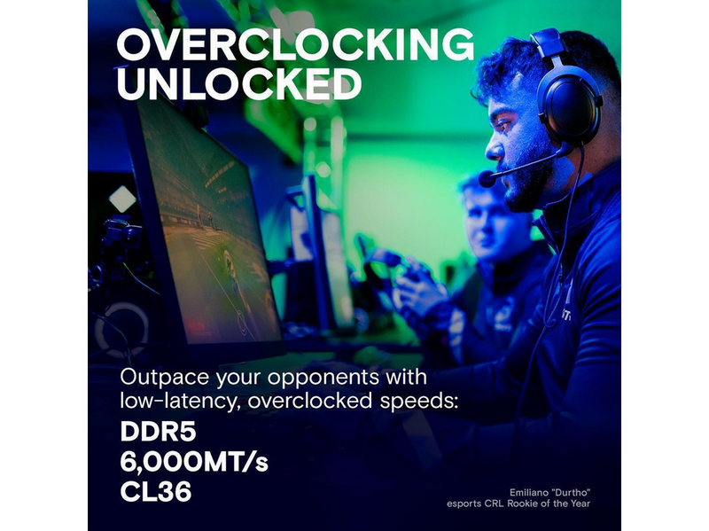 Crucial PRO Overclocking DDR5-6400 - 64GB - CL40 - Dual Channel (2 pcs) - AMD EXPO & Intel XMP - Schwarz