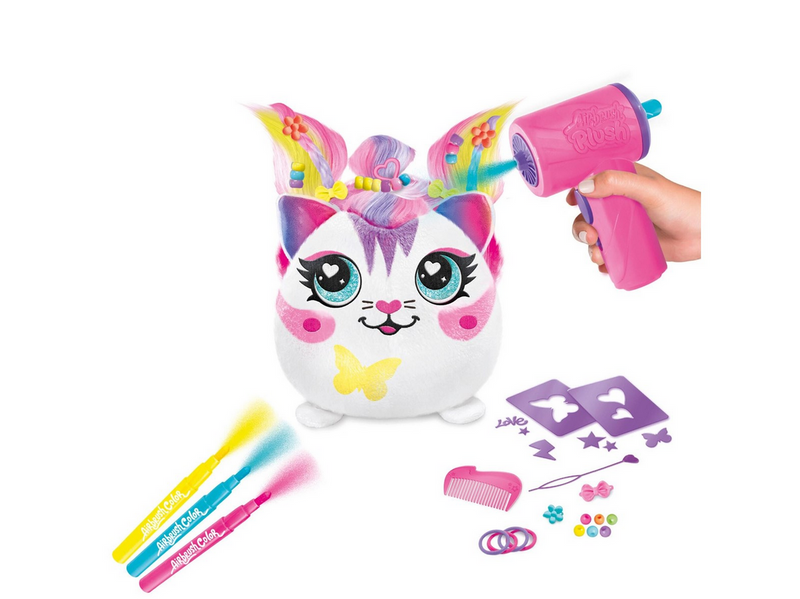 Airbrush Plush Hair'iffic 17cm Squish Pal-Precious