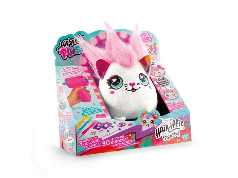 Airbrush Plush Hair'iffic 17cm Squish Pal-Precious