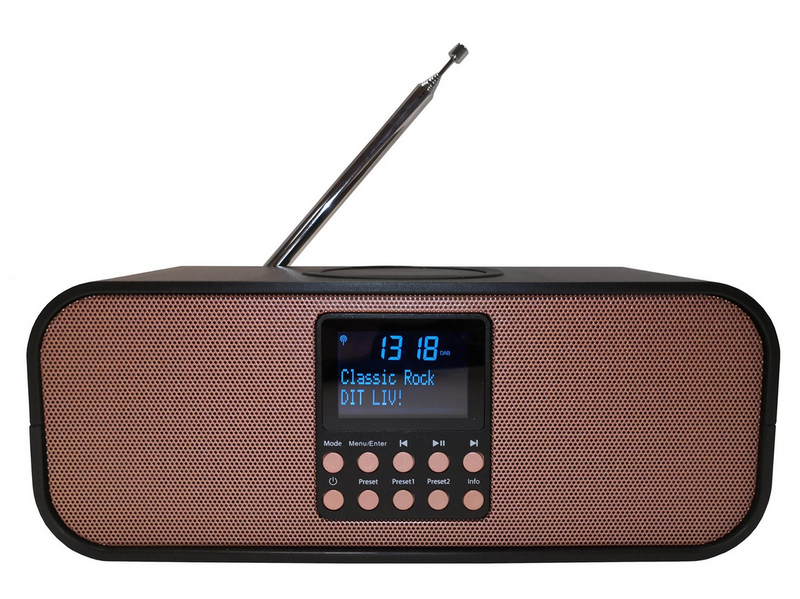 Scansonic PA8001 DAB+ radio with wireless charger - DAB+/FM - schwarz