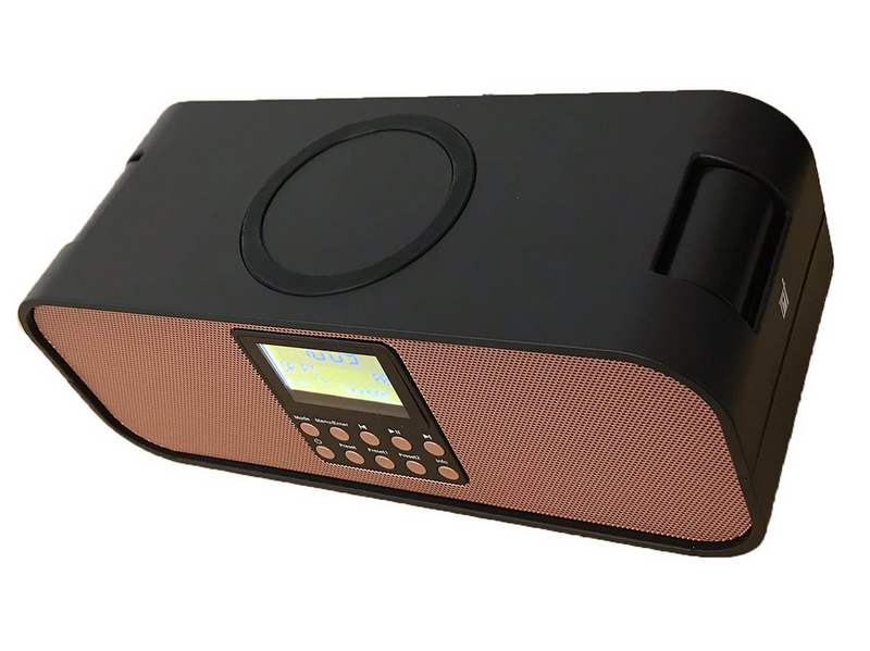 Scansonic PA8001 DAB+ radio with wireless charger - DAB+/FM - schwarz