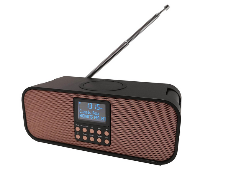 Scansonic PA8001 DAB+ radio with wireless charger - DAB+/FM - schwarz