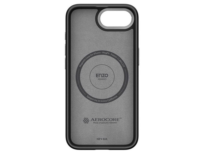 Spigen Enzo Aramid MagSafe - matte black - iPhone 17e/16e
