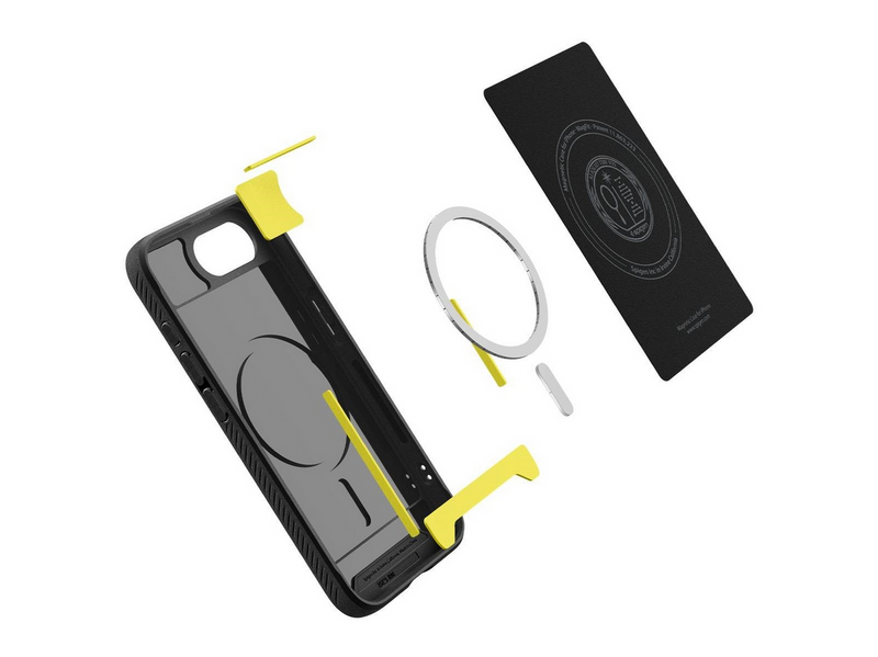Spigen Rugged Armor MagSafe - matte black - iPhone 17e/16e