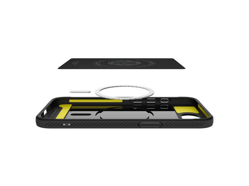 Spigen Rugged Armor MagSafe - matte black - iPhone 17e/16e