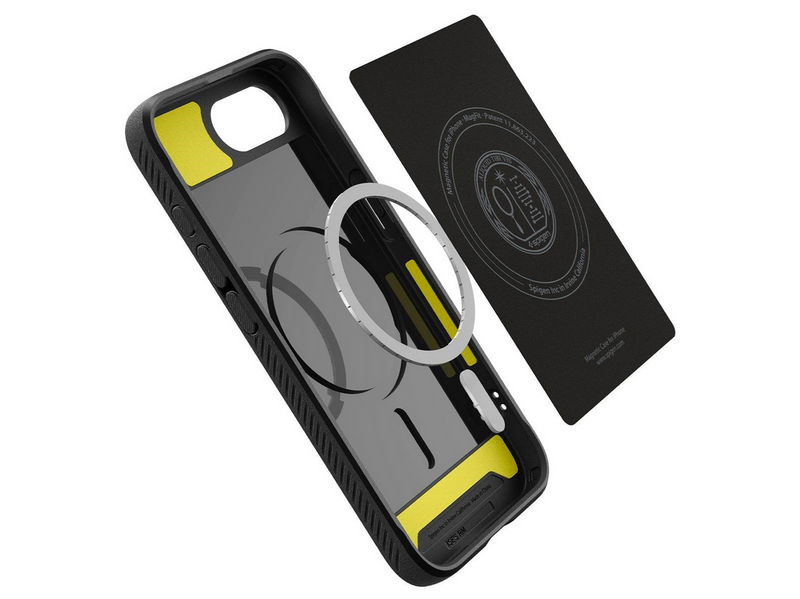 Spigen Rugged Armor MagSafe - matte black - iPhone 17e/16e