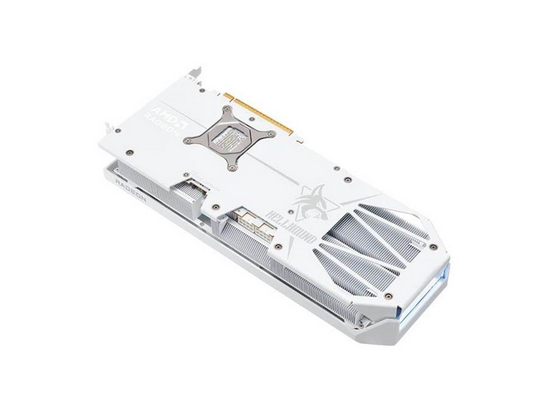 PowerColor Radeon RX 9070 XT Hellhound Spectral White - 16GB GDDR6 RAM - Grafikkarte