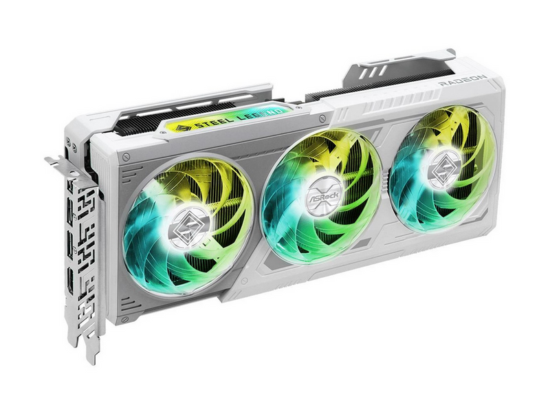 ASRock Radeon RX 9070 XT Steel Legend - 16GB GDDR6 RAM - Grafikkarte