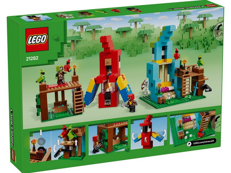 LEGO Minecraft 21282 Die Papageienhäuser