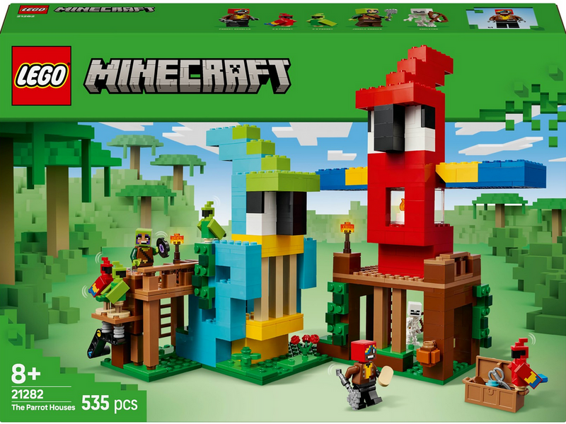 LEGO Minecraft 21282 Die Papageienhäuser