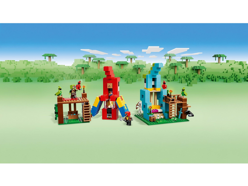 LEGO Minecraft 21282 Die Papageienhäuser