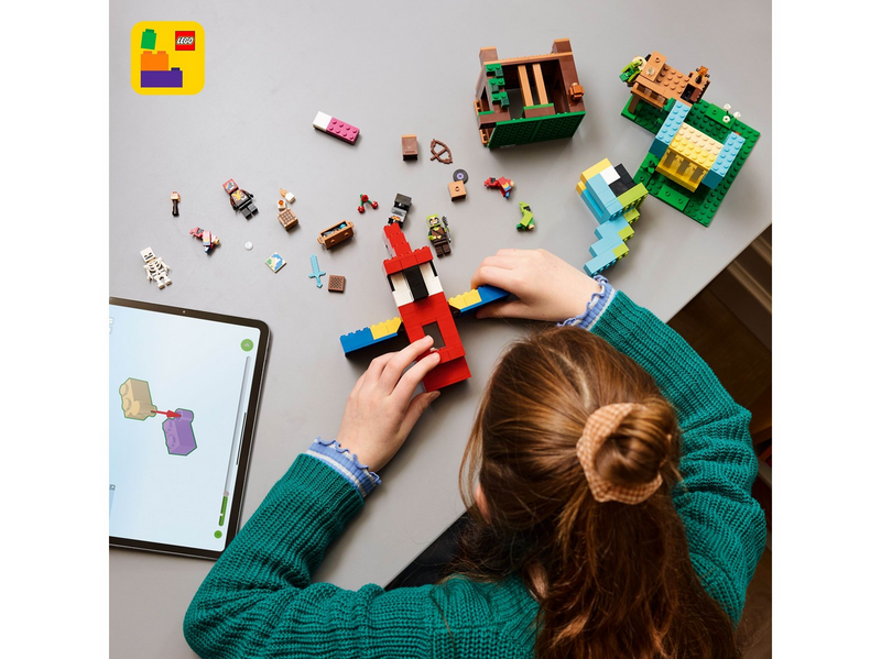 LEGO Minecraft 21282 Die Papageienhäuser