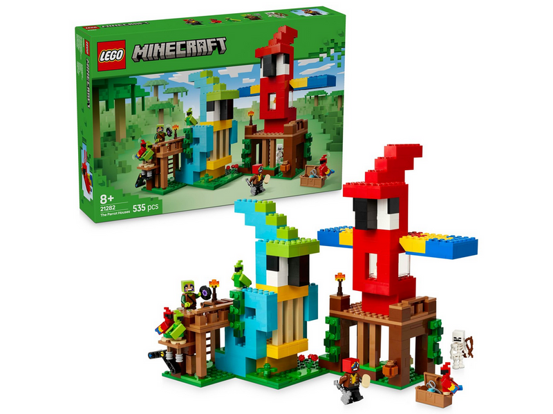 LEGO Minecraft 21282 Die Papageienhäuser