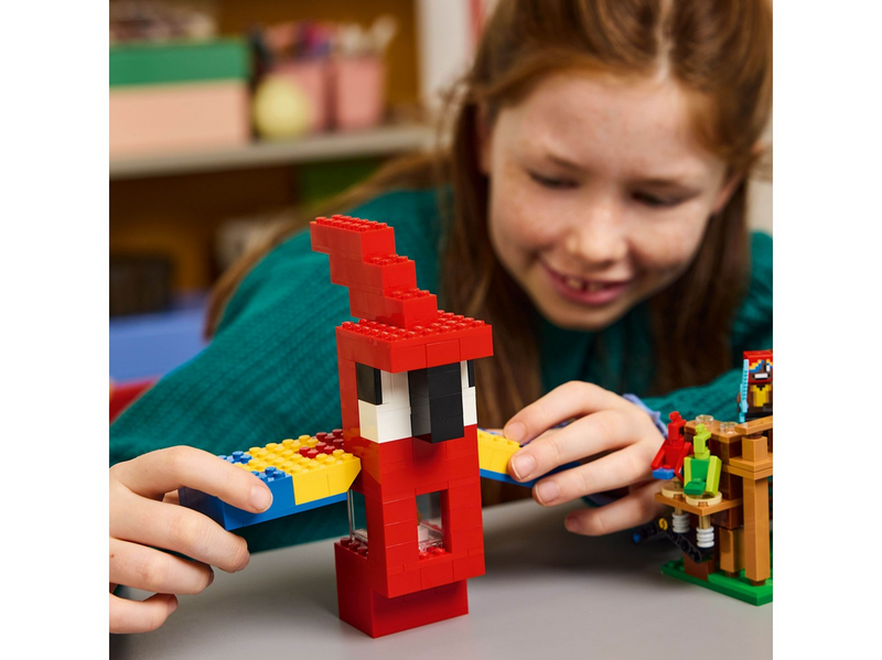 LEGO Minecraft 21282 Die Papageienhäuser