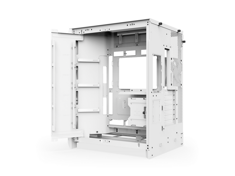 NZXT H9 Flow (2025) - All White - Gehäuse - Miditower - Weiß