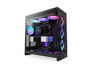 NZXT H9 Flow RGB+ (2025) - All Black - Controller incl - Gehäuse - Miditower - Schwarz