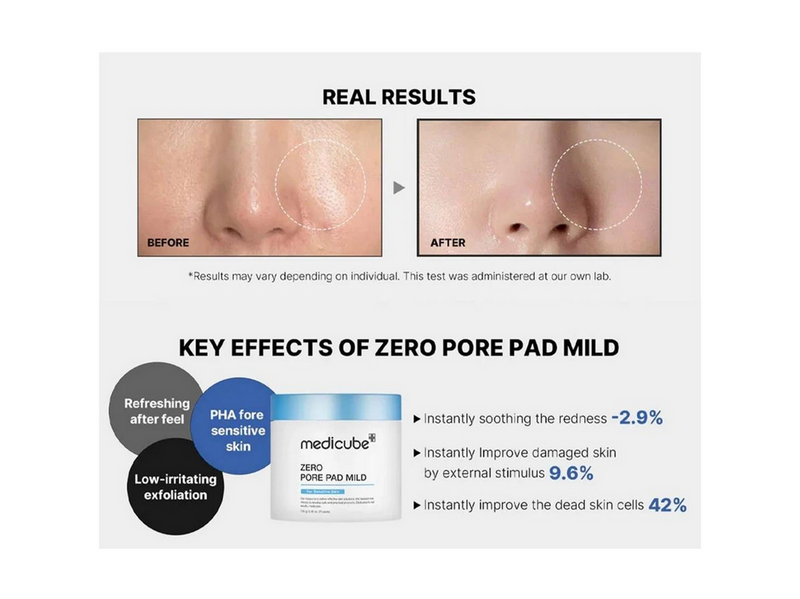 Medicube Zero Pore Mild Pad 70 pcs