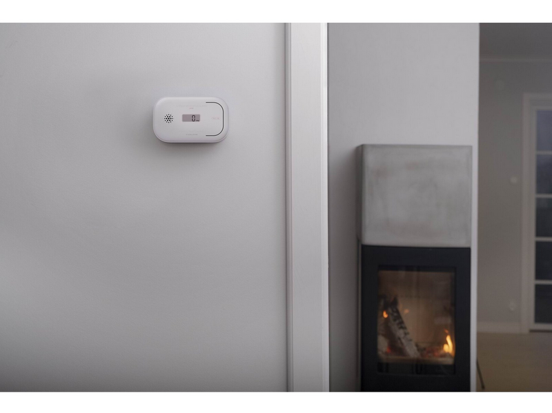 Housegard CA108 carbon monoxide alarm with LCD display incl. 3-year battery white