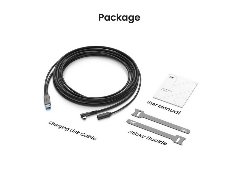 KiwiDesign 5 m Link Cable with 18 W Charging - Black