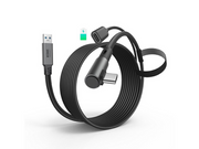 KiwiDesign 5 m Link Cable with 18 W Charging - Black