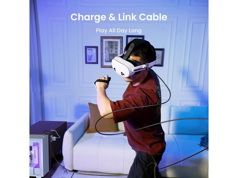 KiwiDesign 5 m Link Cable with 18 W Charging - Black
