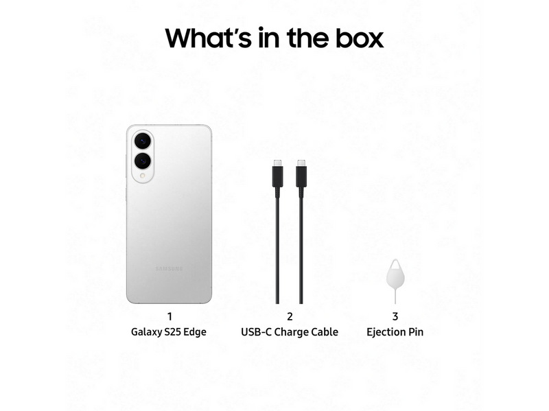Samsung Galaxy S25 Edge 256GB/12GB - Titanium Silver