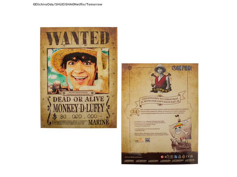 Cinereplicas Advent Calendar One piece 2025