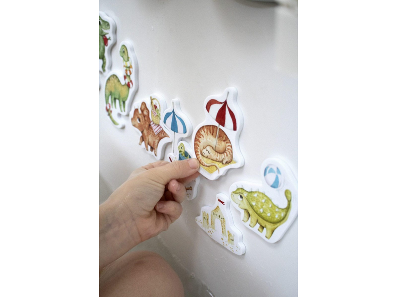 Filibabba Foam bath toys - Dino Beach