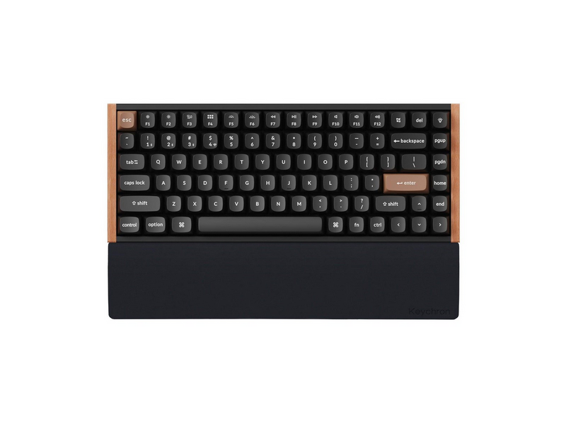 Keychron Silicone Palmrest K2 / K2 Pro / K2 Max / K2 HE / K6 / K6 Pro series - Handgelenkstütze - Schwarz