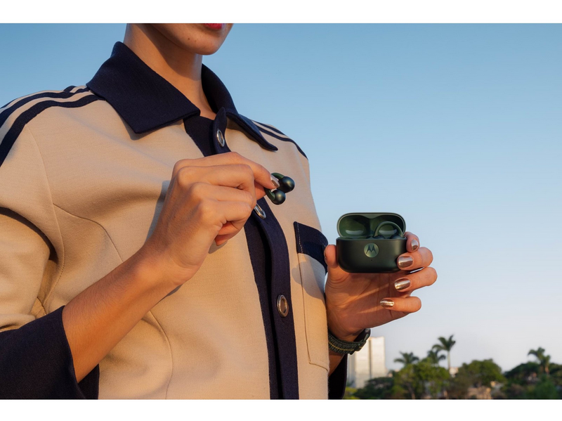 Motorola Moto Buds Loop - Trekking Green (Sound by Bose)