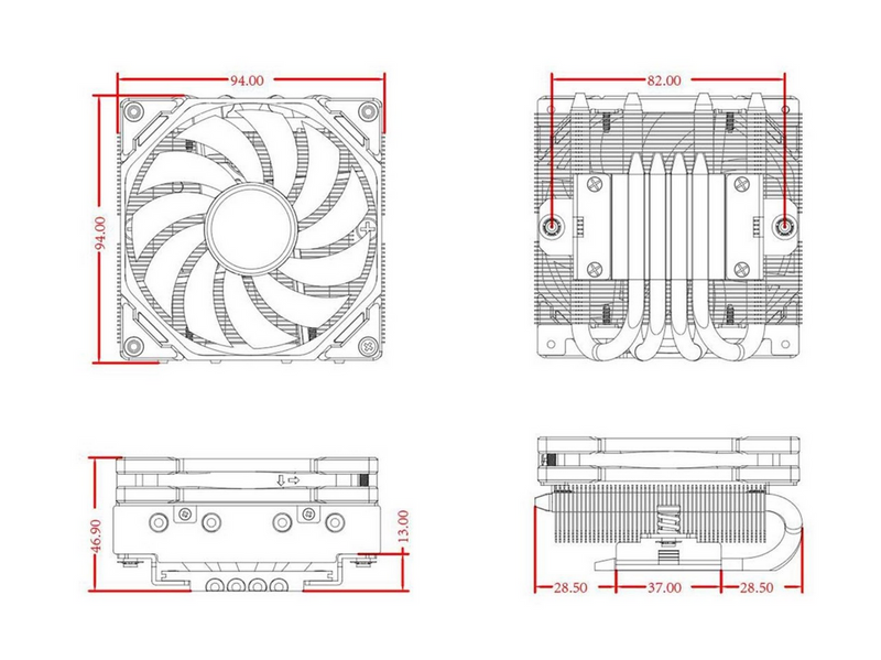 ID-Cooling IS-40-XT BLACK - CPU-Luftkühler