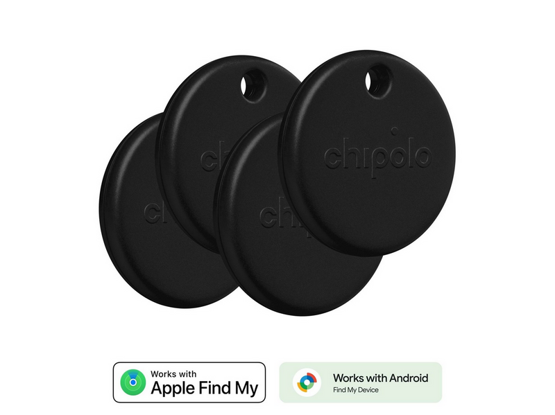 Chipolo POP - Black (4-Pack)