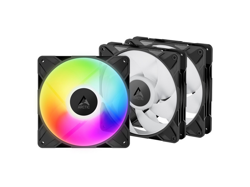 Arctic P14 Pro A-RGB – 3 Pack - Gehäuselüfter - 140mm - Schwarz mit RGB LED