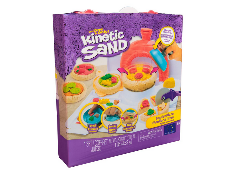 Kinetic Sand Squish Pizza