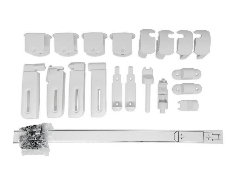 BabyDan Fittings for FlexiFit Metal/Ebba Safety Gate Metal whitE