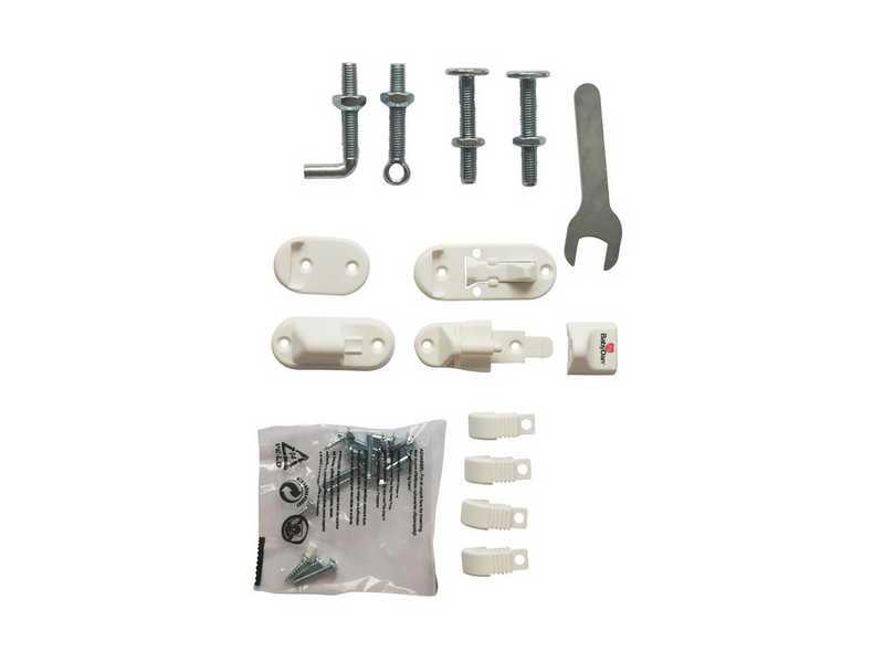BabyDan Fittings for MultiDan / Liva Safety Gate metal White
