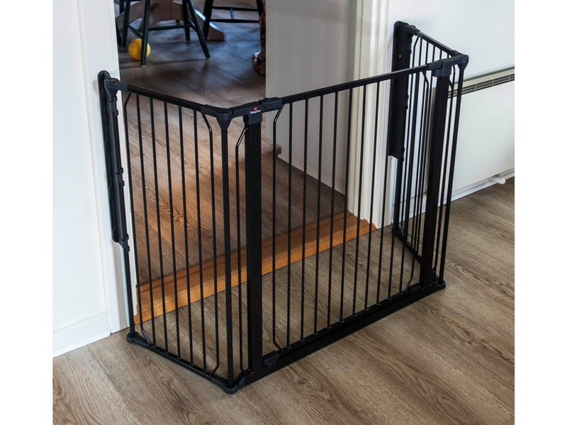 BabyDan CombiFit M Safety Gate 90-146 cm black