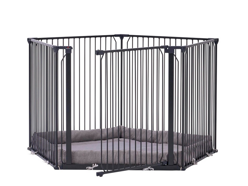 BabyDan CombiFit 5-sided playpen black